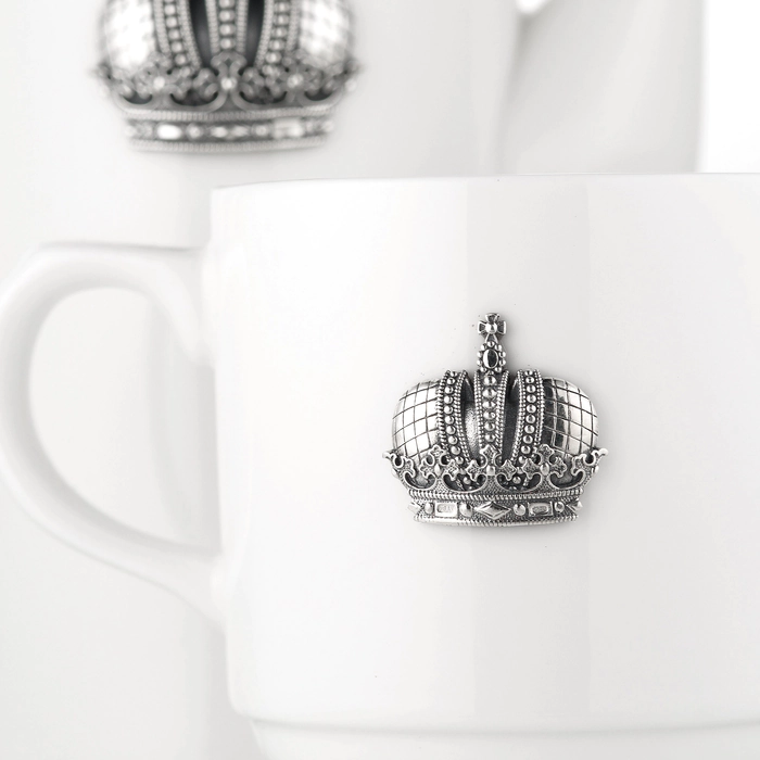 Porcelain tea set for 2 persons "Crown"